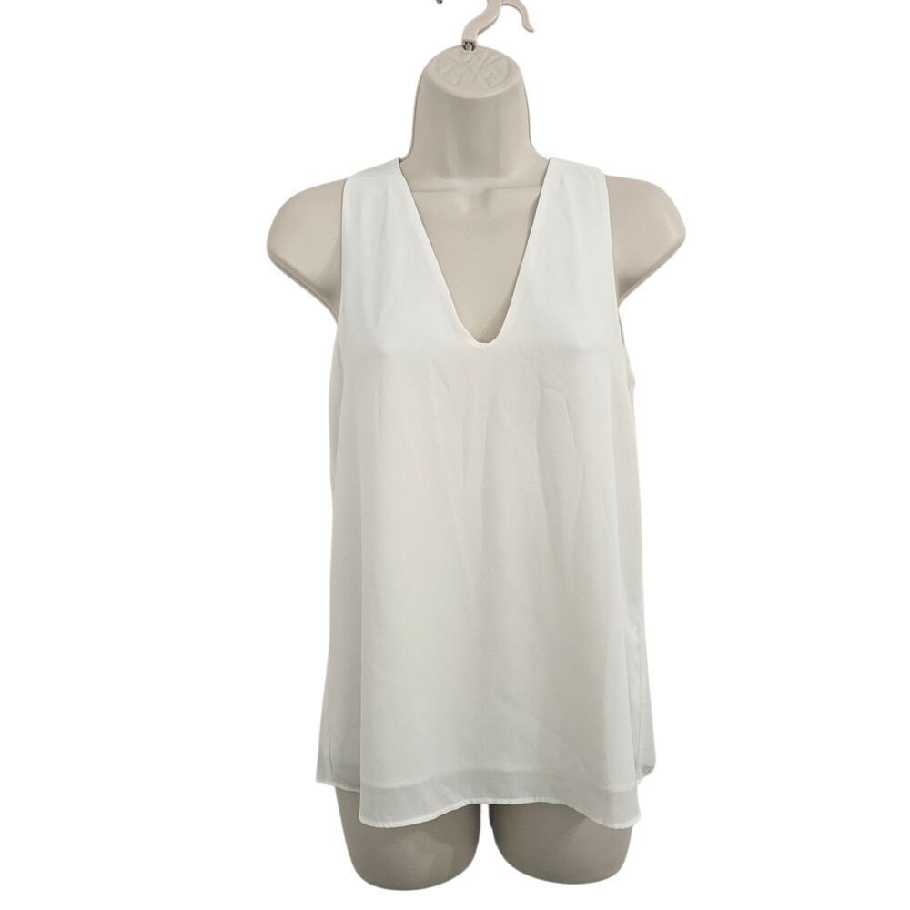 ARITZIA BABATON Maddox Blouse White Size XS
